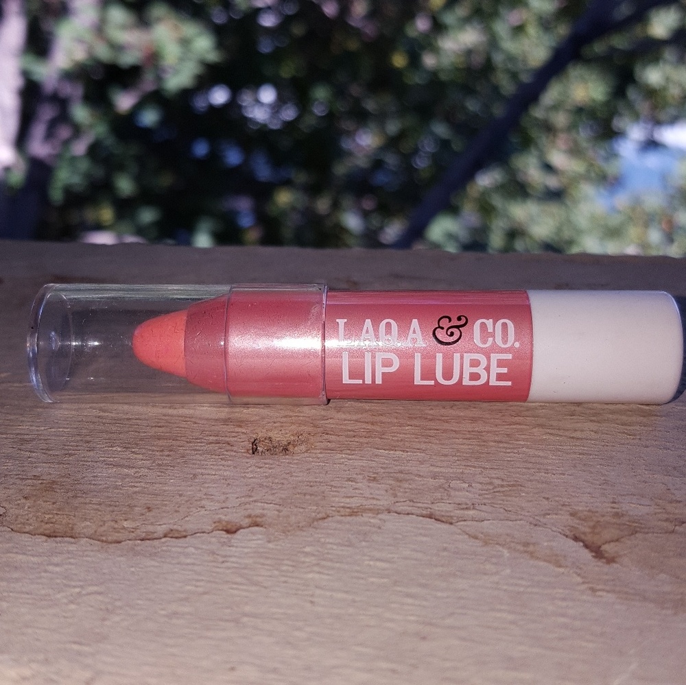 ⚡LAQA & CO. BEES KNEES SHEER PEACH LIP LUBE PENCIL